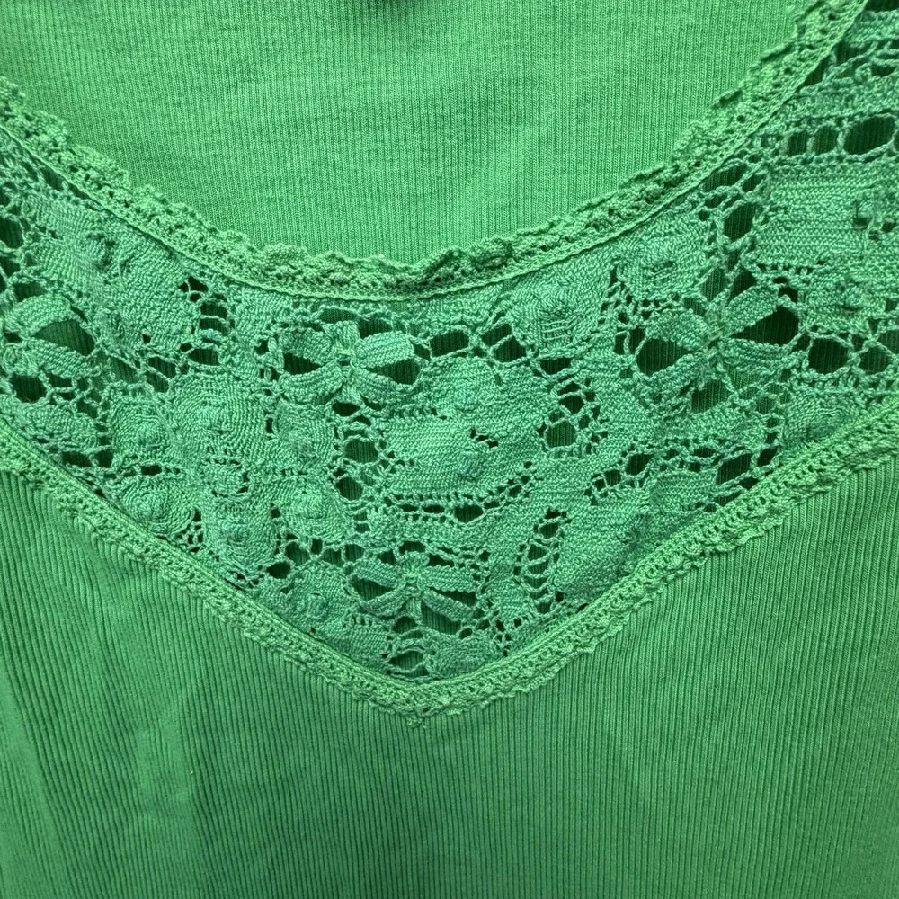 Lauren Ralph Lauren XL Bundle Green Blue Tank Crochet Boho Chic Y2K Preppy - Picture 4 of 12